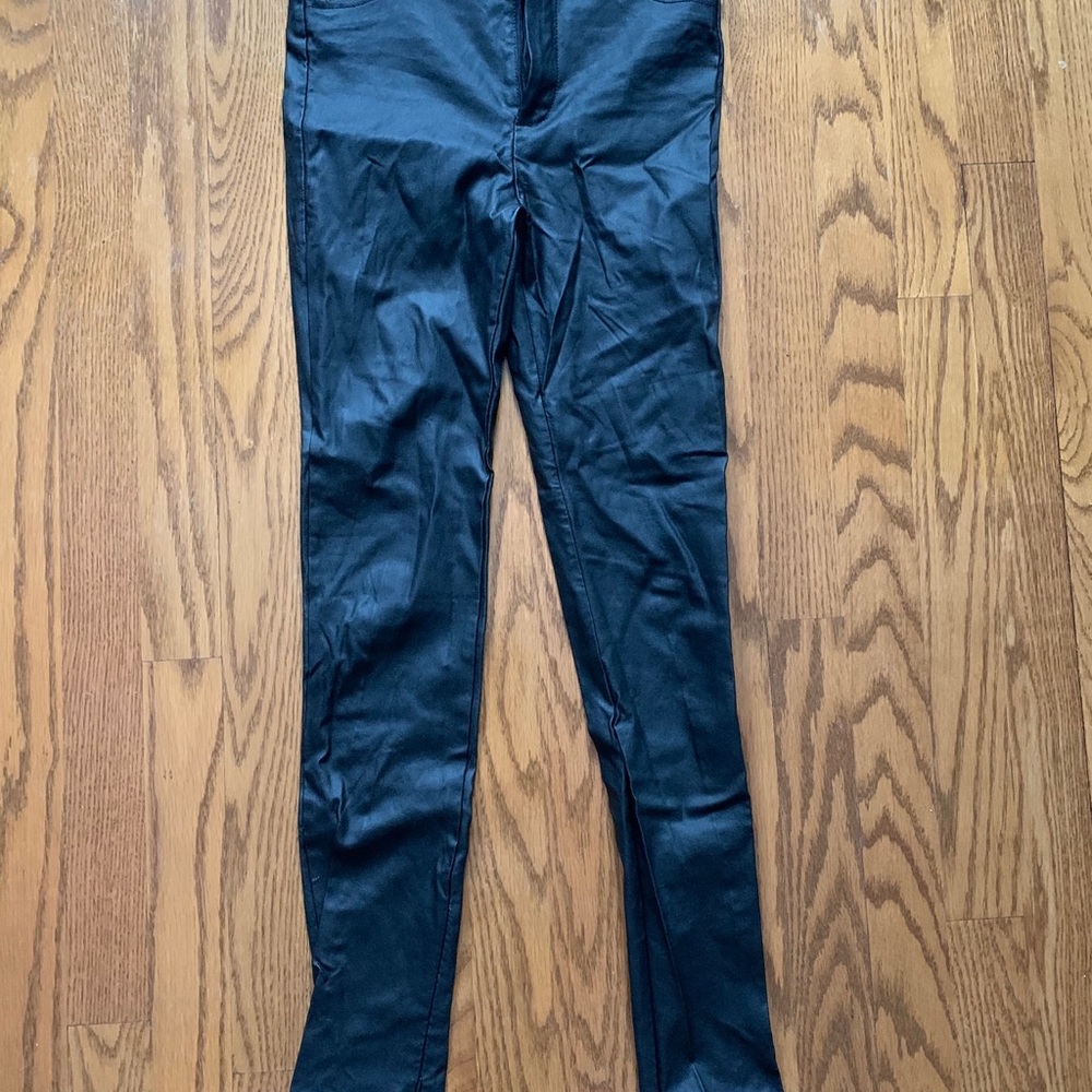 Zara faux leather pants